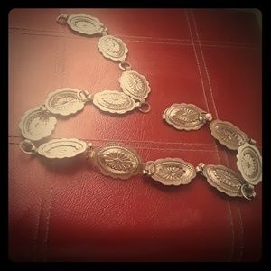 Vintage concho belt size small 33 inches long